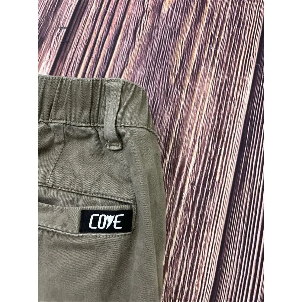 Cove Chino Green Elastic Waist Tapered Leg Pants Mens 30x32 (Actual 30x31)